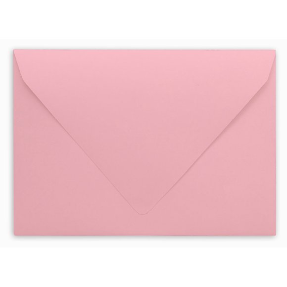 Darling Souvenir A7 Baby Pink High Quality Invitation Envelopes (5 1/4 x 7 1/4) Euro V-Flap 80 LBS Ideal for Weddings| Birthday| Invitations| Baby Shower|Greeting Cards -Packs & Colors Available