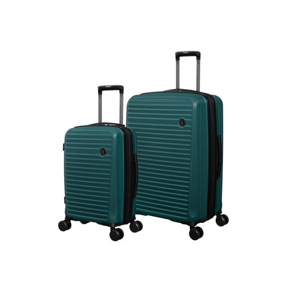 it luggage Sensational 2 Piece Hardside 8 Wheel Expandable Spinner Set, Mediterranean Green