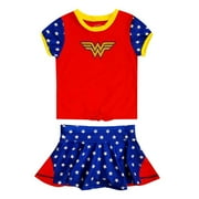 Dreamwave Girls DC Comics Rash Guard Set Wonder Woman, 5