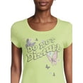 thumbnail image 4 of Wound Up Juniors Do Not Disturb Short Sleeve Graphic T-Shirt, 4 of 5