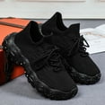 thumbnail image 6 of IUJSOY Womens Slip on Sock Shoes Platform Fashion Sneakers Soft Sole Cushioning Walking Shoes, 6 of 9