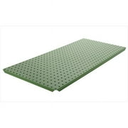 Alligator Board  Green Powder Coated Metal Pegboard Panels with Flange - Pack of 2