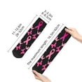 thumbnail image 4 of Naloa Breast Cancer Ankle Socks for Women Non Slip Socks No Show Socks Classic Low Cut Casual Socks Casual Socks, 4 of 7