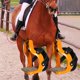 thumbnail image 4 of 2 estribos de alta resistencia, estribos de aluminio fundido a presión con almohadilla de goma antideslizante. naranja Cola Estribo para montar a caballo, 4 of 8