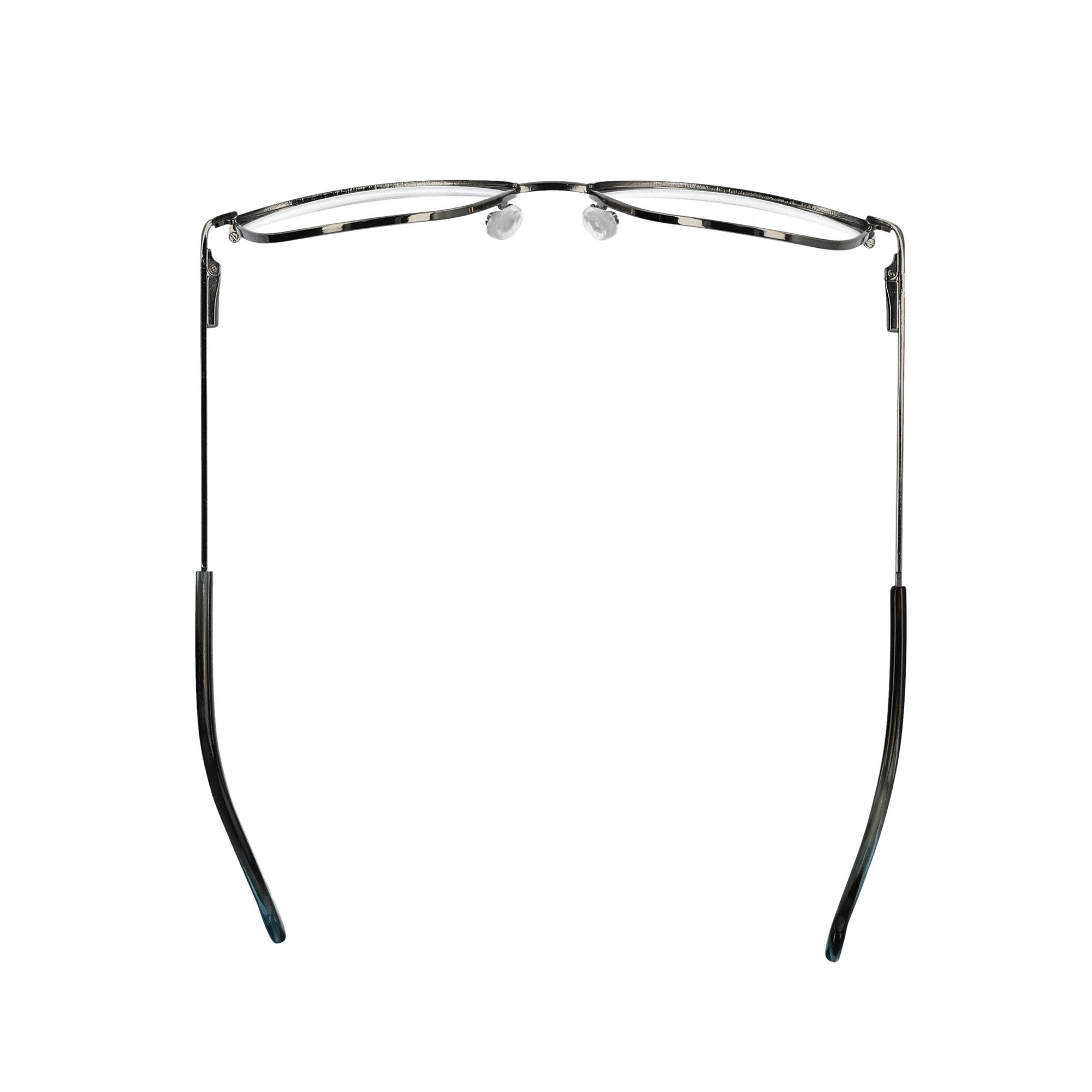 Walmart Men's Rx'able Eyeglasses, Mop44, Black Silver, 57-16-150 - image 4 of 13