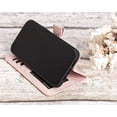 thumbnail image 2 of Bayelon Genuine Leather Wallet Case for iPhone 12 Pro Max 6.7" - 2-in-1, Detachable Magnetic Flip Cover with Card Slots, Horizontal Viewing Kickstand, Durable Frame (Nude Pink), 2 of 3