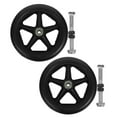 thumbnail image 2 of Wheelchair Wheel Rubber Steel 2 Sets 15.8x6 Inch For Disabled People Daily Use, 2 of 9