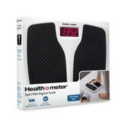 Health o meter Split Mat Digital Scale, 400 lbs Capacity, LED Display, Black and White