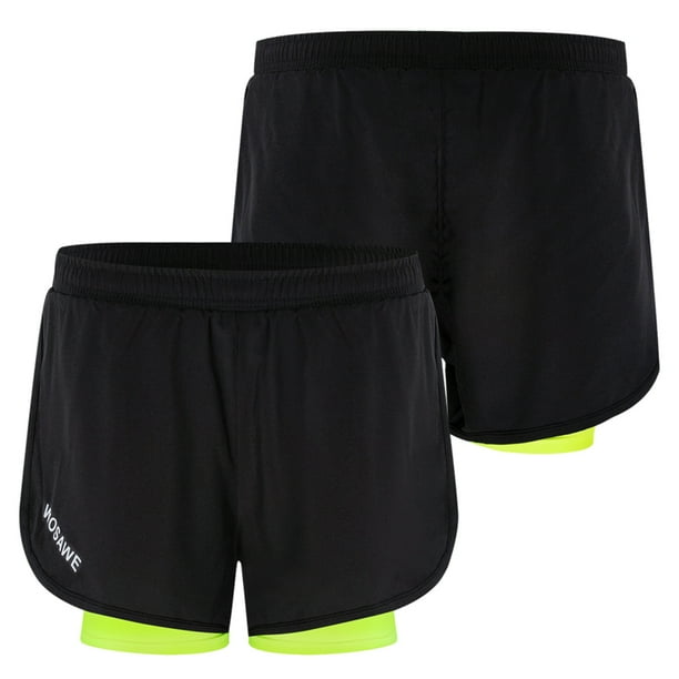 Lixada Men 2in1 Running Shorts Quick Drying Breathable
