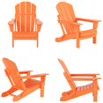 thumbnail image 3 of Chaise Adirondack Pliante en Poly pour Extérieur (Ensemble de 4), 3 of 7