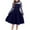 Q11 SHORT DRESS Navy, variant on CZHQWE Girls Dress Girls Casual Dresses Girl's Contrast Mesh Puff Long Sleeve High Waist A Line Short Dress Light Blue 10-12 Years