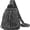 Black, variant on Vintage Washed Denim Mini Backpack, Convertible Multi-purpose Casual Daypack, Lightweight Small Shoulder Bag Sling Crossbody Purse for Work Travel Daily Commute