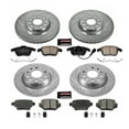 thumbnail image 3 of PowerStop Front and Rear Z23 Evolution Sport Carbon-Fiber Ceramic Brake Pad and Drilled & Slotted Rotor Kit Fits: AUDI Select Models K7537, 3 of 10