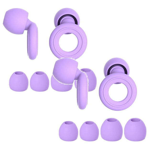 Bouchons d'Oreilles Loop Quiet 2 2 Pcs Confortables Réutilisables Réduisant le Bruit pour Sommeil Concentration Profonde Voyage Sensibilité / Audition Flexible / Ajustement Personnalisable Décorations de la Saint-Valentin Intérieures Cadeau de la Saint-Valentin D