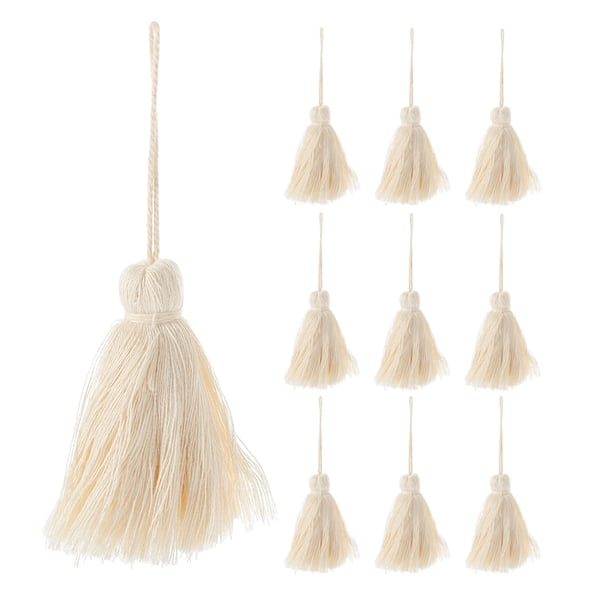 10 borlas para decoración, accesorios de bricolaje para cortinas.