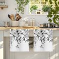 thumbnail image 4 of Grey Eucalyptus Leaves Kitchen Towels Set of 3, Watercolor Weeping Botanical Soft Microfiber Dish Towels, Absorbent Quick-Dry Washable Dishcloths for Kitchen Cleaning, Drying Dishes, 18x28 Inches, 4 of 9
