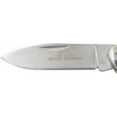 thumbnail image 3 of Old Ram Two Blade Trapper Canoe Knife, 2.5 Inches Mirror Polish 3CR13 Steel Blades USA Flag Printed Acrylic Handle, 3 of 5