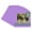 Pansy Purple, variant on Pansy Purple Picture Frame Mat for 8x8 Frames - Fits 6x6 Photos - 1 Mat