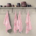 thumbnail image 5 of SKYSONIC Kitchen Dish & Tea Towel Pink Lotus Polka Dot Reusable Cloths for Cooking and Drying Dishes for Home Kitchen Cleaning, 28x18in-6 PCS, 5 of 7