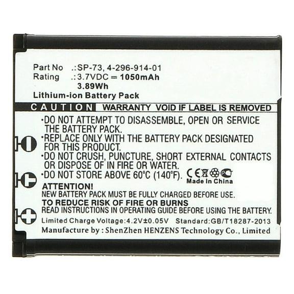 Batteries N Accessories BNA-WB-L1839 Speaker Battery - Li-Ion, 3.7V, 1050 mAh, Ultra High Capacity Battery - Replacement for Sony 4-296-914-01 Battery