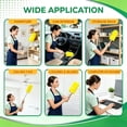 thumbnail image 3 of Reusable Chenille Microfiber Dust Duster, 2026 New Reusable Duster with Removable Washable Cloth Covers, 360°Electrostatic Duster Refills, Multi-Surface Dusting Mop for Efficient Home Cleaning, 3 of 6