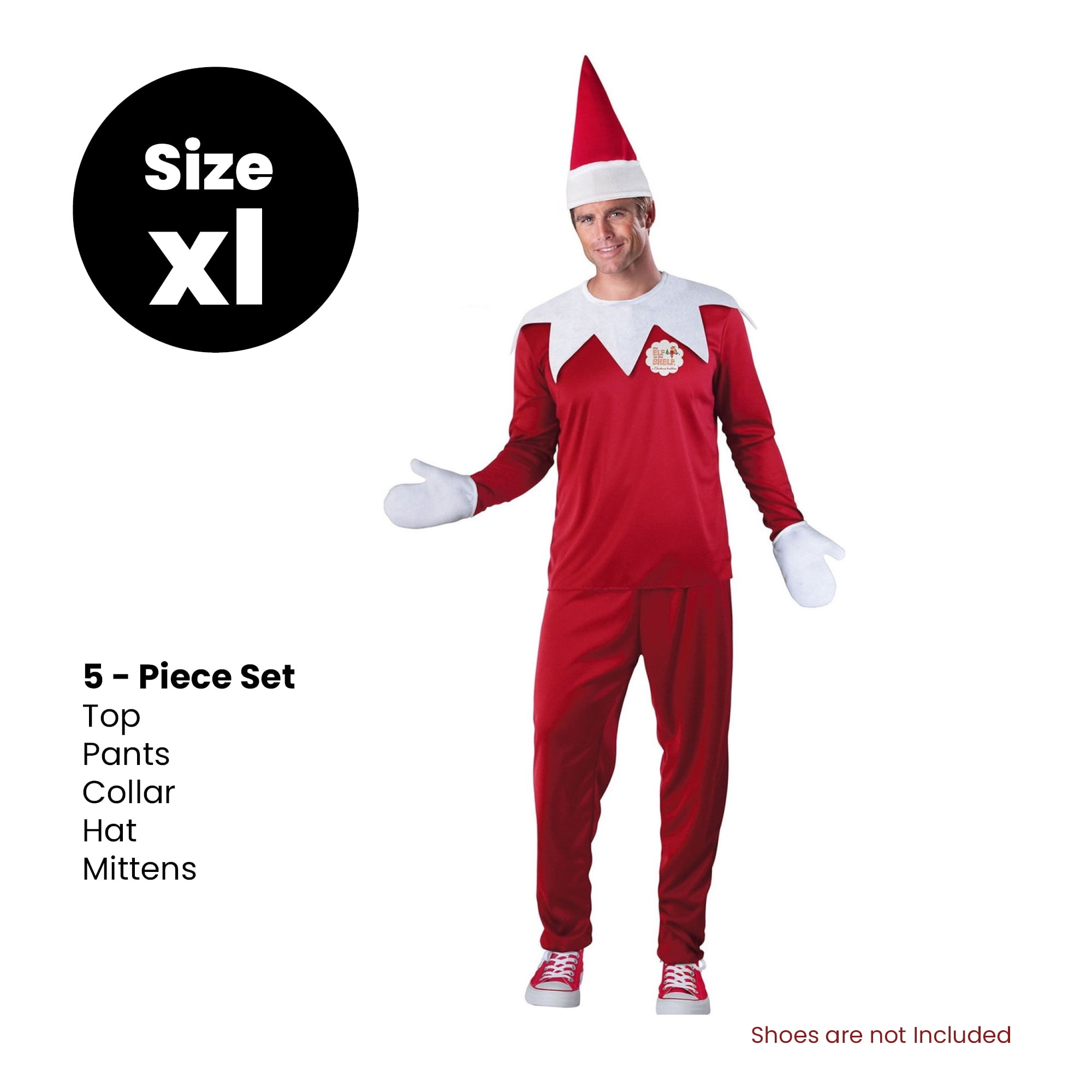 Fun World The Elf on the Shelf Men's Christmas Costume - Extra Large