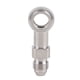 thumbnail image 1 of Adaptador Banjo de acero inoxidable de 10 mm/0,4 pulgadas (AN4 AN 04) para perno Banjo M10, 1 of 8