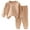 Brown, variant on LYHaoo Girls Pant and Top Sets Girls Outfits Set For Toddlers Comfortable Long Sleeve Layering Top And Bottom For Autumn And Spring Homewear For Everyday Use Sizes 100(Blue)