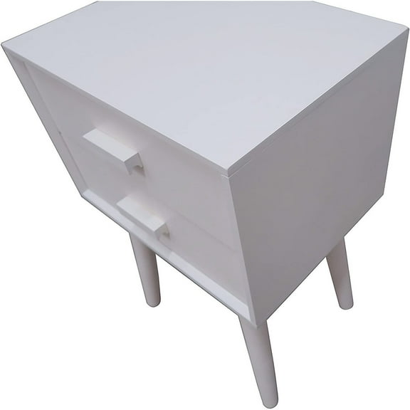 Urbanest Hartford Two Drawer Side Table Cream