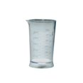 thumbnail image 1 of Burmax SOFT 'N STYLE HC-SNSMEAS Taza medidora de color transparente para salón de belleza, 4 oz, 1 of 1