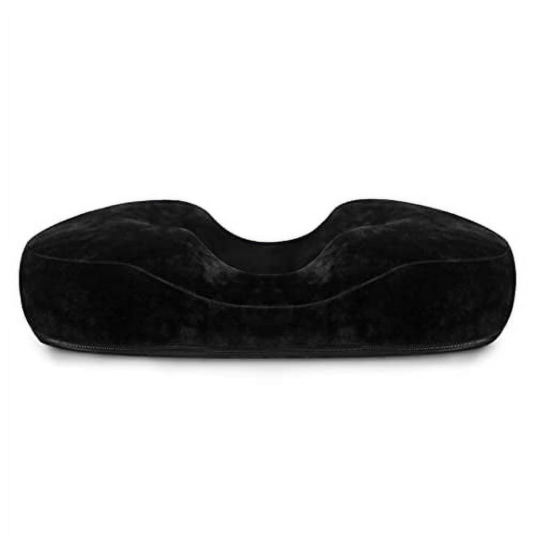 Sweet Donut Pillow Cushion, Postpartum Pregnancy And Hemorrhoid Sweet Donut  Chair Cushion, Coccyx Pain Relief Cushion, Office And Home Chair Memory  Foam Cushion (black) - Temu