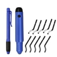 thumbnail image 1 of Nb1100 Burr Handle 10Pcs Bs1010 Blades Cutters Hand Deburring Rough Edges Tools, 1 of 10