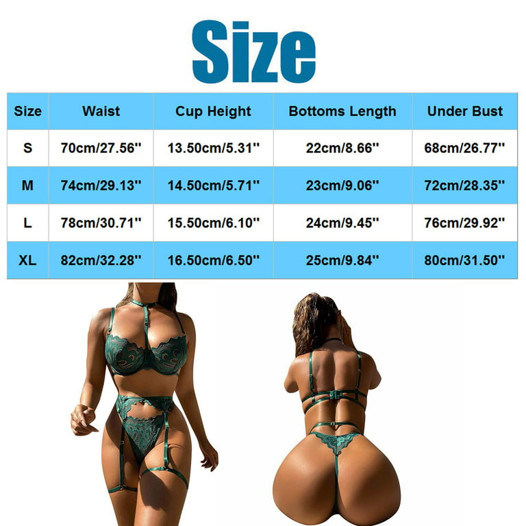 Women 2 Piece Seamless Lingerie Set Full Coverage Everyday Padded Bra and  Panty Sets Crop Tank Top High Waist Beauty Back, L92-green, Medium : :  Clothing, Shoes & Accessories