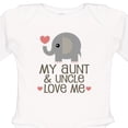 thumbnail image 4 of Inktastic Aunt and Uncle Love Me Nephew Boys or Girls Long Sleeve Baby Bodysuit, 4 of 5