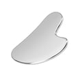 thumbnail image 4 of Herramienta facial Gua Sha SQULIGT de acero inoxidable plateada, 4 of 5