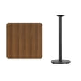 thumbnail image 4 of BizChair Scratch-Resistant Pub Table, Walnut, 4 of 4