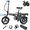 BLACK-Enhanced Version (3 Shock Absorption), variant on BroPath Electric Bike for Adults, Ebike, Electric Bicycle with 576WH Removable Battery,14" Folding Ebike, 21MPH,20+ Miles(MAX),500W High Motor,Multi-Shock Absorption,Commuting Mini E Bikes,UL2849