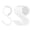 White - 12 Count, variant on Plastic S Hooks for Hanging, Twist-Lock | Locks onto Rods up to Quiet, Non-Scratching and Rust-Free, for Kitchen, Closet & Bathroom Storage