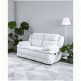 thumbnail image 5 of JERFIT Modern Glider Recliner Chair with Manual Recline, Plush Fur-Like Corduroy Upholstery, Light Gray Accent Living Room Nursery Seat, 5 of 8