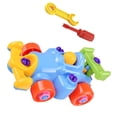 thumbnail image 2 of Children DIY Disassembling Airplane Car Train Helicopter Building Blocks Model Tool Kids Educational Toys Set Color Random, 2 of 6