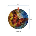thumbnail image 5 of Butterfly Ornament, Colorful Window Decoration, Artistic Home Decor Piece, Hanging car accessory, Holiday Keepsake, Xmas Tree Hanging Decoration, Seasonal Gift Idea, Collectible Or, 5 of 5