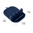thumbnail image 3 of Oleegame 2PC Spoon And Lid Rest Creative Kitchen Spatula Rack Multifunctional Soup Spoon Storage Rack Plastic Pot Cover Storage Rack Green, 3 of 6