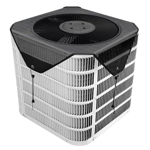 Air Conditioner Covers for Outside Units,28" x 28" Central AC Cover,Top Universal Mesh Cover Defender for All Seasons