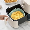 thumbnail image 3 of Cook With Color sage square silicone air fryer liner, 3 of 5