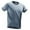 Sky Blue, variant on Men's Short Sleeved T Shirt Summer Ice Silk Thin Cut Round Neck Loose Quick Drying T Shirt Summer Versatile Casual Top Beaded Turtleneck Large Shirt T Shirts for Man Men Long T Shirts Large Tall Mens