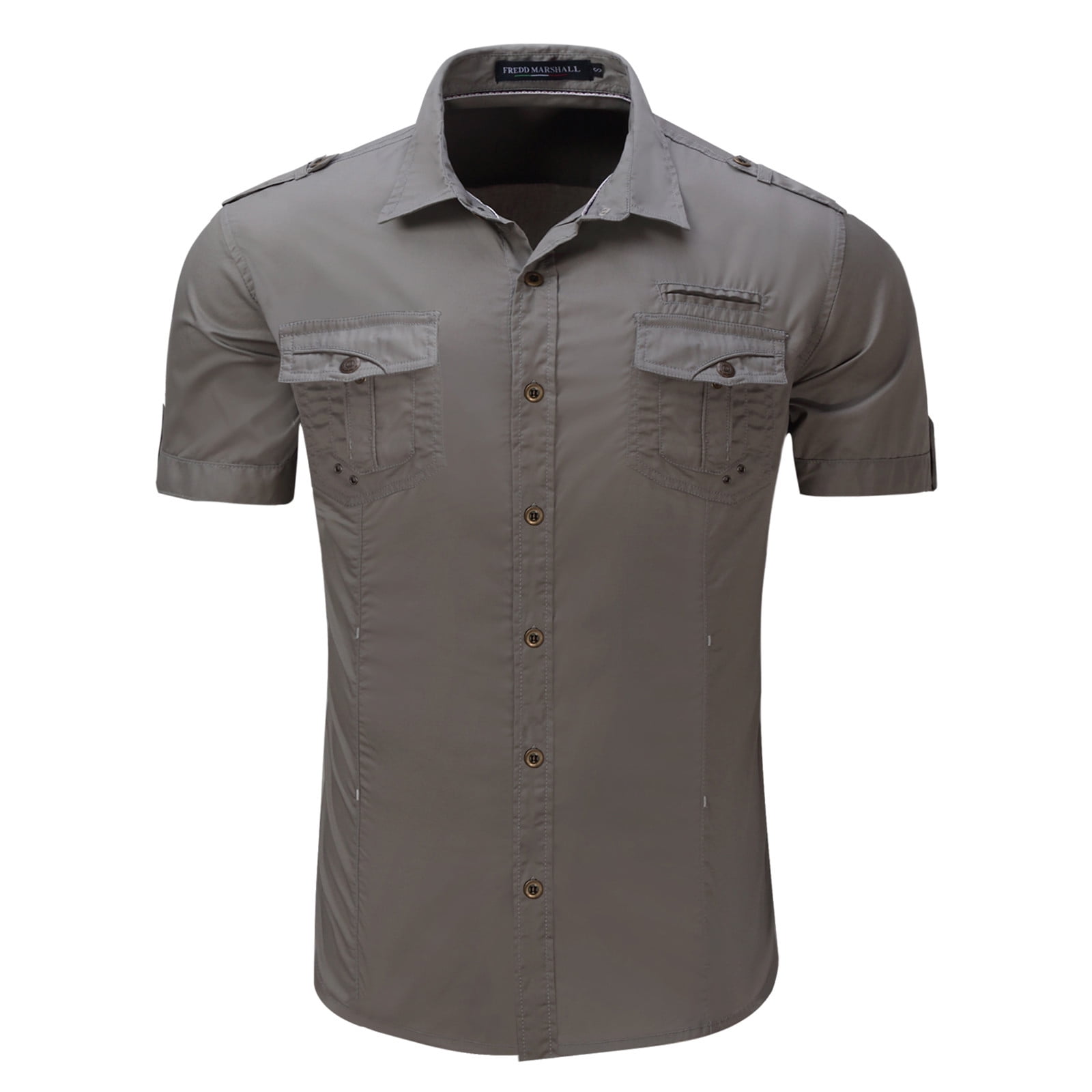 Military style short sleeve shirts hotsell