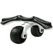 PRCTZ Deluxe Ab Wheel with Rotating Handle for Abdominal Core Workouts - Available in White & Black