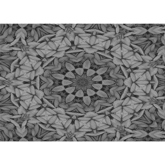 Ahgly Company Machine Washable Indoor Rectangle Transitional Gray Wolf Gray Area Rugs, 5' x 7'