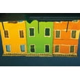 thumbnail image 2 of Aledanda 24x17 Black Ornate Wood Framed with Double Matting Museum Art Print Titled - Reflections of Burano IX, 2 of 4