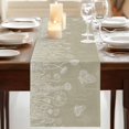 thumbnail image 3 of Table Runners 90 Inches Long Dress Scarves, Green Brown Wildflowers Farmhouse Coffee/Dining/Kitchen Table Runner for Living Room, Modern Floral Butterfly Plant 13x90 Inch, 3 of 9